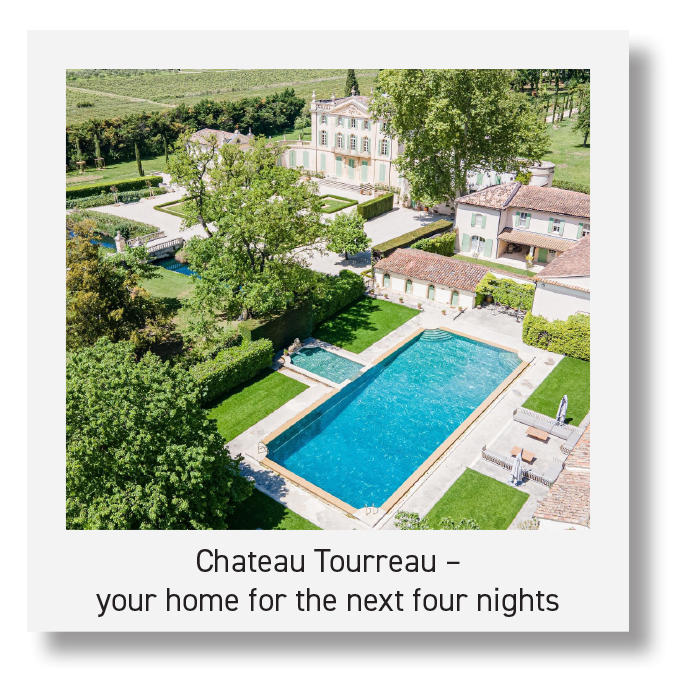 Chateau Tourreau –  your home for the next four nights