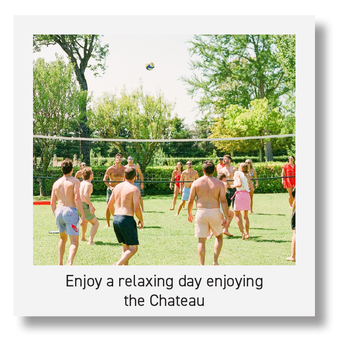 Enjoy a relaxing day enjoying  the Chateau